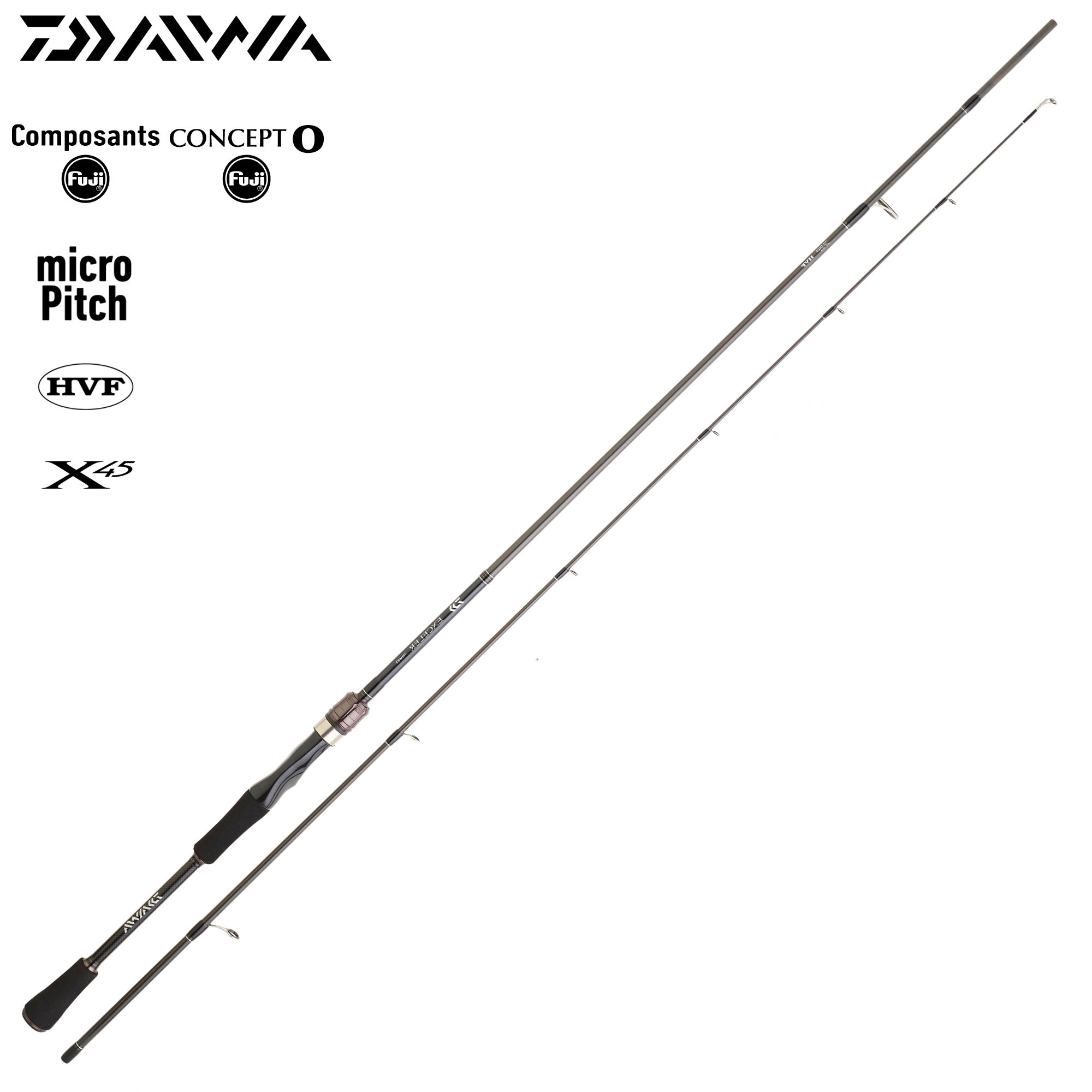 Canne Spinning Daiwa Exceler 802 MHFS