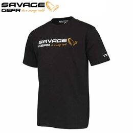 T-Shirt Savage Gear Signature Logo Black Ink