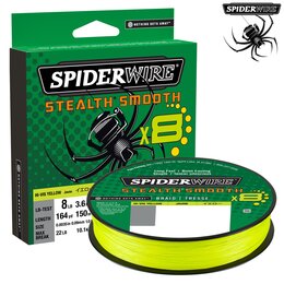 Tresse Stealth Smooth 8 Hi Vis Yellow Spiderwire