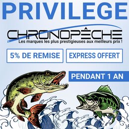 Privilège Chronopêche valable 1 an :