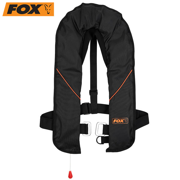 Gilet de Sauvetage Fox Black & Orange Life Jacket 