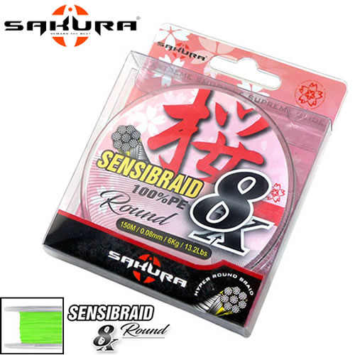 Tresse Sakura Sensibraid 8 Chart 150m 