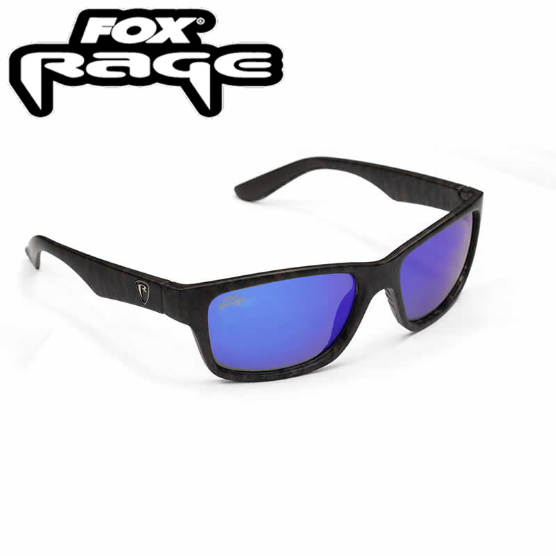 Lunettes Fox Rage Camo Sunglass Grey Lense / Blue