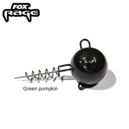 Tête Plombée Fox Rage Pelagic Screws Green Pumpkin