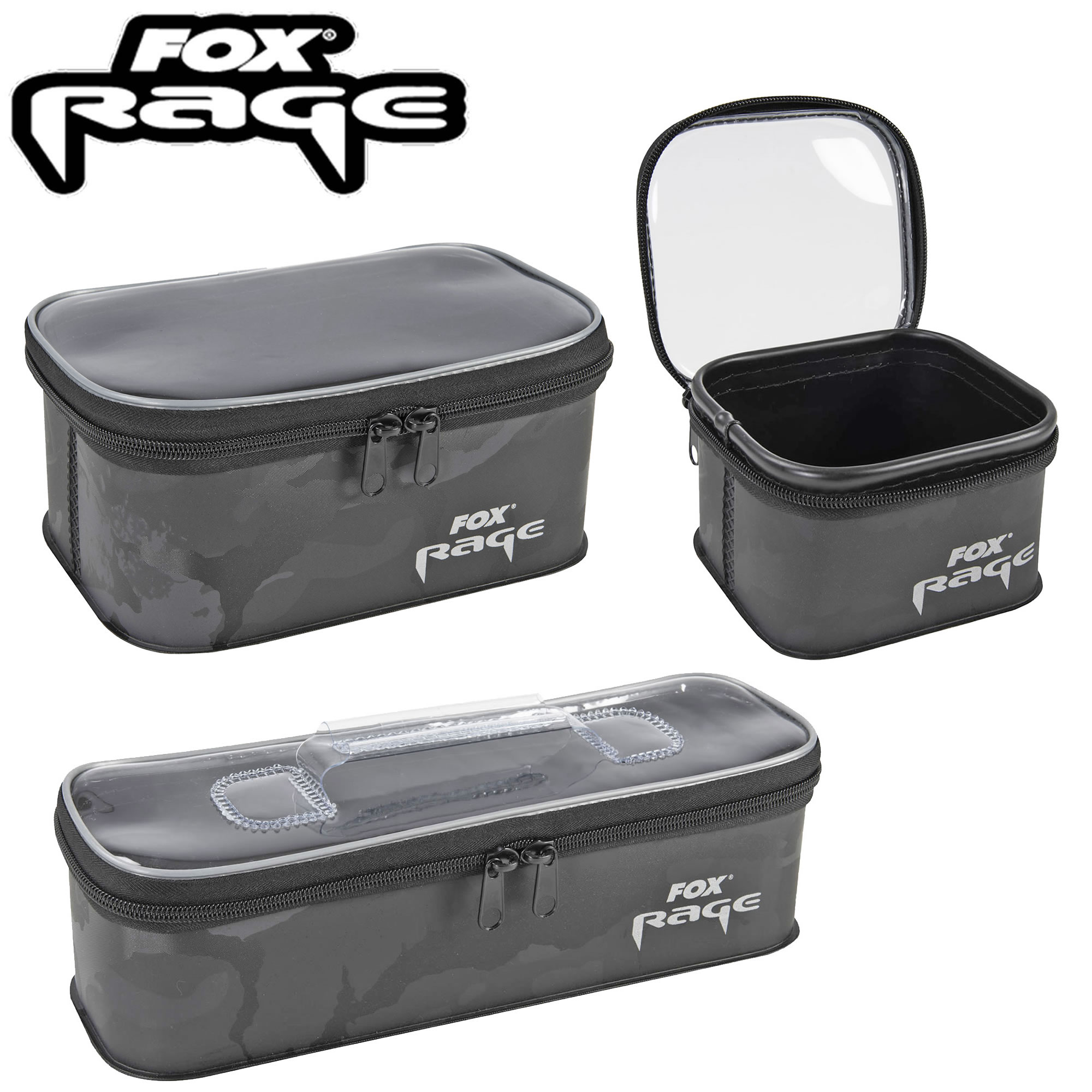 Pack Trousse Fox Rage Camo Accessory Bag 3 pièces