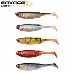 Leurre Craft Shad Savage Gear 10cm 6g Clear Water Mix (les 5)
