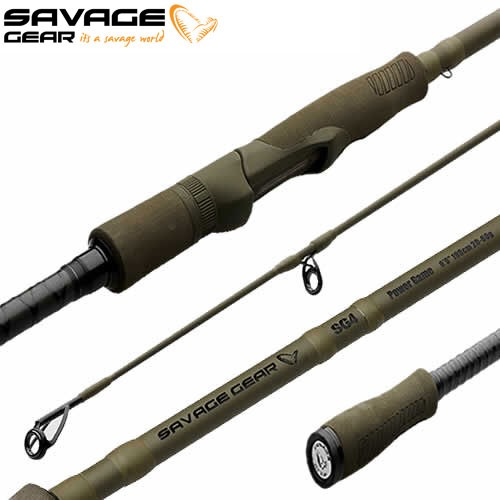 Canne Spinning Savage Gear SG4 Power Game 2.43M 35-100G