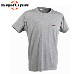 T-shirt Sakura Logo Grey